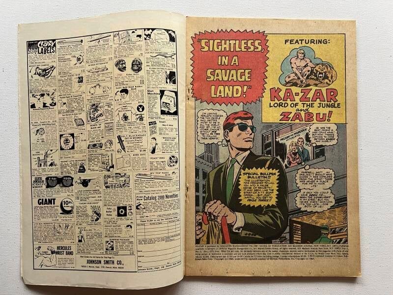 Ka-Zar (Vol 1) 1-3 (1970 Marvel / Complete Series) - Image 12
