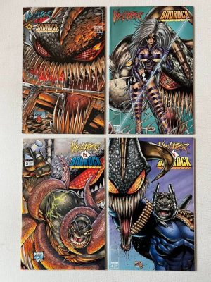 Violator VS Badrock 1-4 (1995 Image Complete Mini-Series Written By Alan Moore)