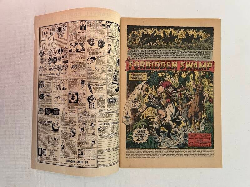 Monsters On The Prowl 16 (Marvel Horror 1974) Kull The Conqueror & Thulsa Doom First Time Clash - Image 5