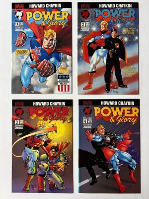 Power & Glory 1-4 (1994 Malibu / Bravura / Complete Mini-Series By Howard Chaykin)