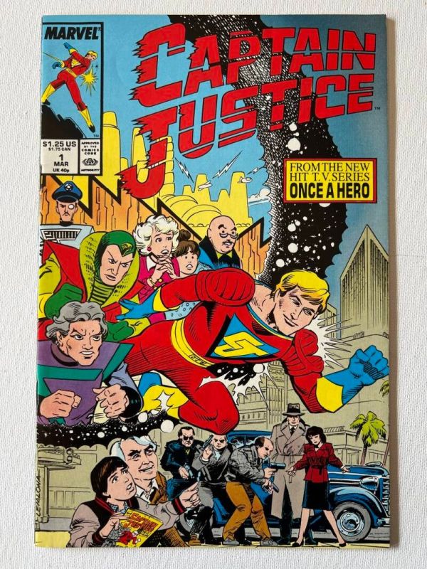 Captain Justice 1-2 (1988 Marvel Complete Limited-Series) - Image 2