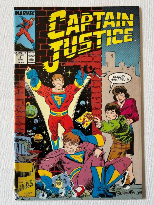 Captain Justice 1-2 (1988 Marvel Complete Limited-Series) - Image 4
