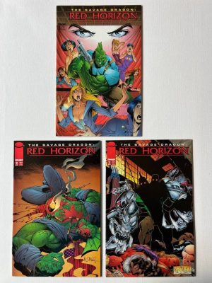 Savage Dragon: Red Horizon 1-3 (1997 Image Complete Mini-Series)