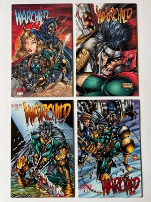 Warchild 1-4 (1995 Maximum Press Complete Mini-Series Rob Liefeld)