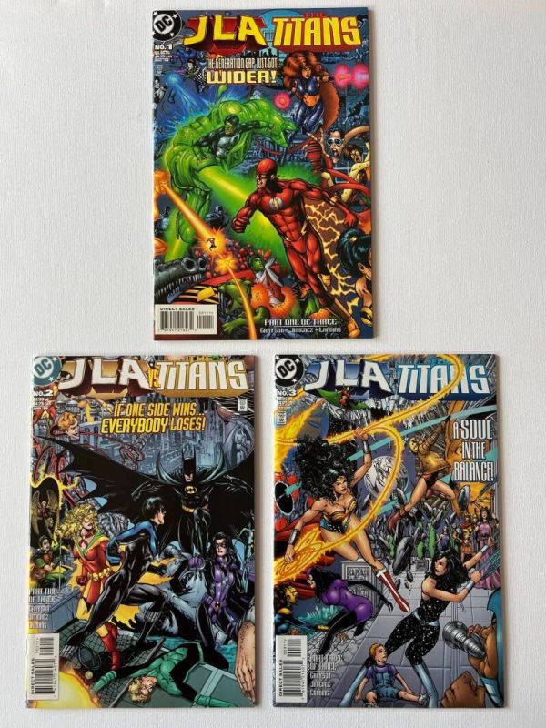 JLA / Titans 1-3 (1998 DC Comics Complete Mini-Series)