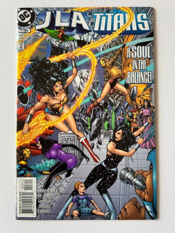 JLA / Titans 1-3 (1998 DC Comics Complete Mini-Series) - Image 5