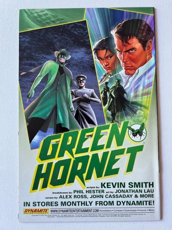 Green Hornet 1 (2010 Dynamite FCBD) - Image 2