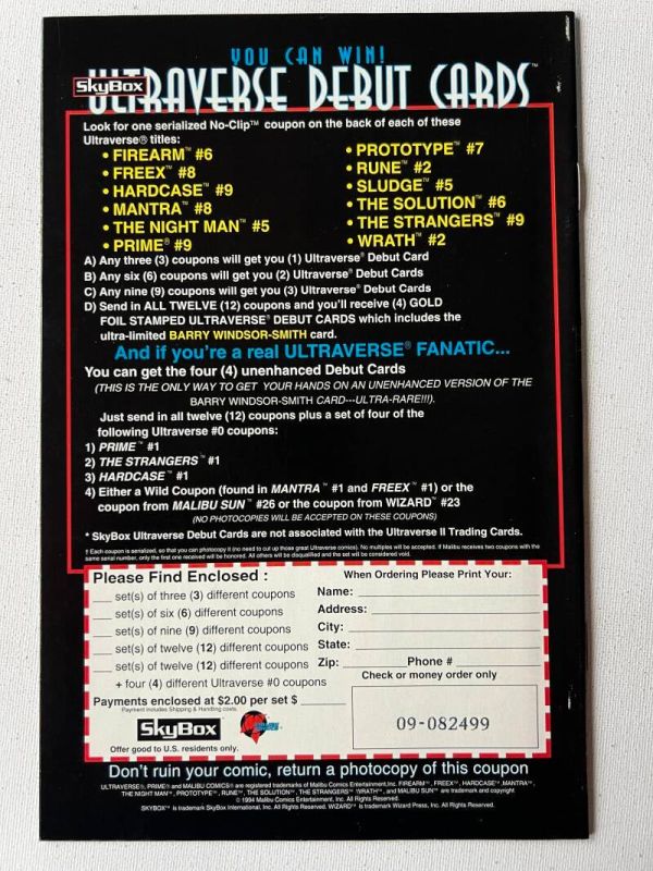 Rune 0-9 (1994 Marvel / Ultraverse Now Marvel Earth-93060 / Art By Barry Windsor-Smith / Complete Series) - Image 7