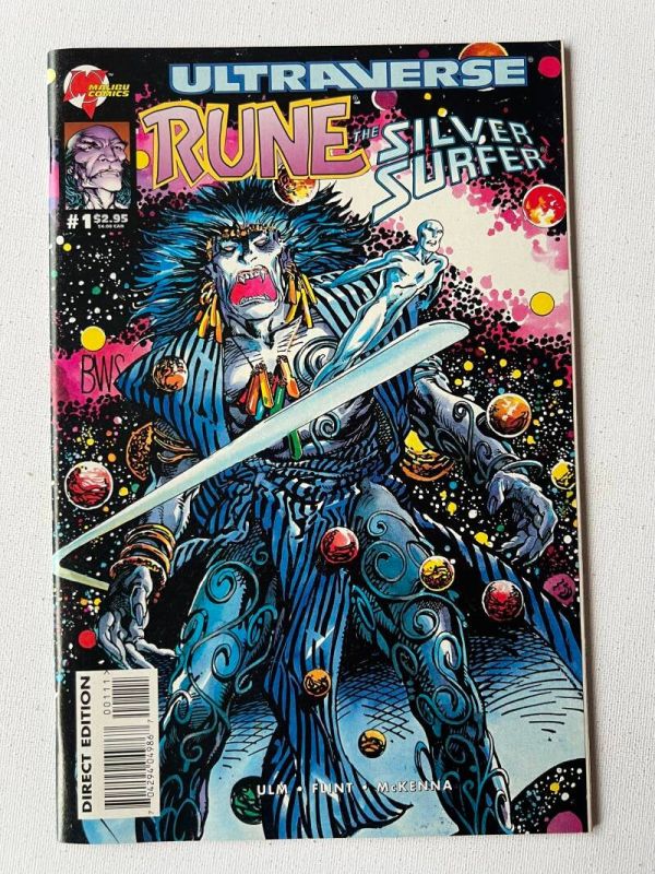 Rune Silver Surfer 1 (1995 Marvel / Ultraverse Now Marvel Earth-93060 / Art By Barry Windsor-Smith / 1-Shot)