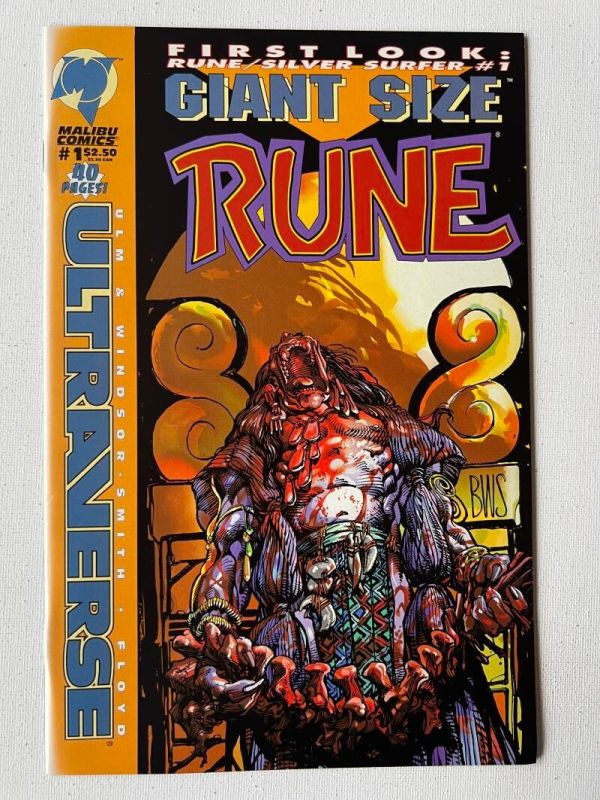 Rune Giant-Size 1 (1995 Marvel / Ultraverse Now Marvel Earth-93060 / Art By Barry Windsor-Smith / 1-Shot)