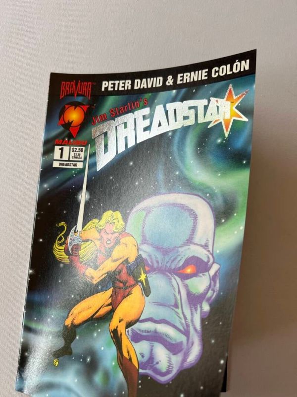 Dreadstar 1 Silver Foil Logo Cover (1994 Malibu / Bravura) - Image 2