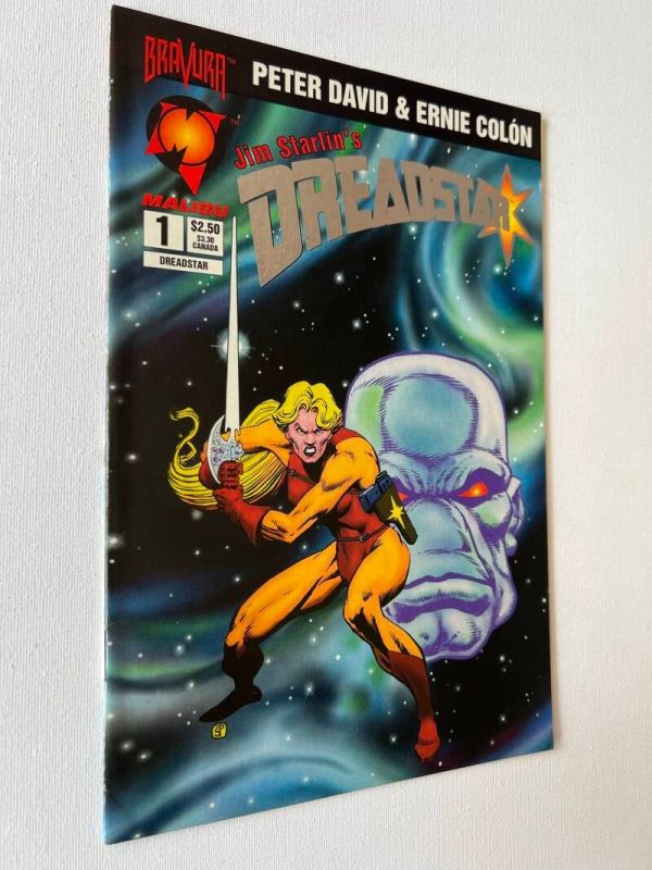 Dreadstar 1 Silver Foil Logo Cover (1994 Malibu / Bravura) - Image 4