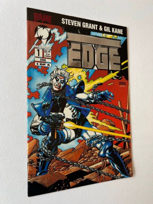 Edge 1 Silver Foil Logo Cover (1994 Malibu / Bravura) - Image 4