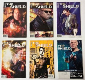 The Shield Spotlight 1-5 + The Shield Free Comic Book Day (2004 IDW / Complete Mini-Series)