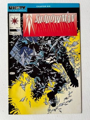 Shadow Man 4 (1992 Valiant / Frank Miller Cover / Unity Tie-In)