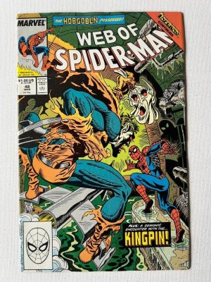 Web Of Spider-Man 48 (1992 Marvel / First Appearance Of Demogoblin)