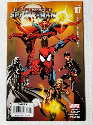 Ultimate Spider-Man 107 (2001 Marvel / Brian Michael Bendis & Mark Bagley)