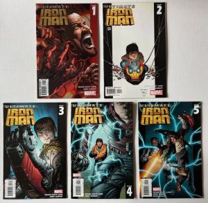 Ultimate Iron Man 1-5 (2005 Marvel Comics / Complete Limited-Series)
