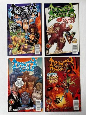 Trinity Angels 1-4 (1997 Valiant / Acclaim)