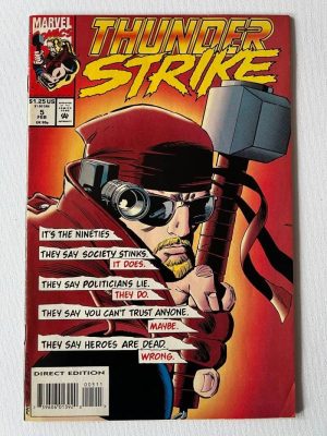 Thunderstrike 5   (1993 Marvel  / Spider-Man Appearance)