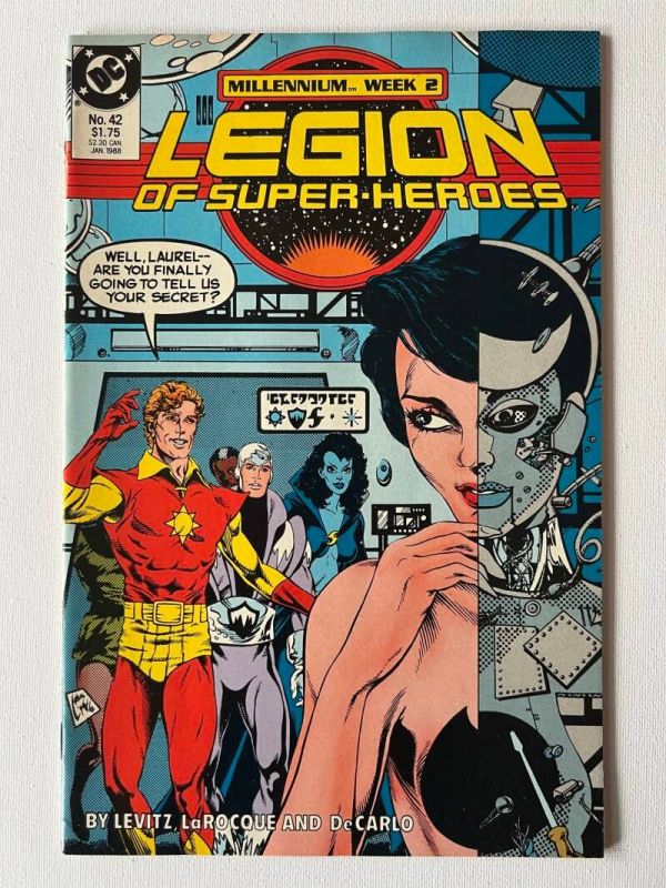 Legion Of Super-Heroes 42 (1988 DC Comics / Millennium Week 2 Tie-In)