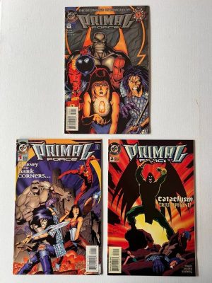 Primal Force 0-2 (1993 DC Comics / The First Three Books Of This Series)