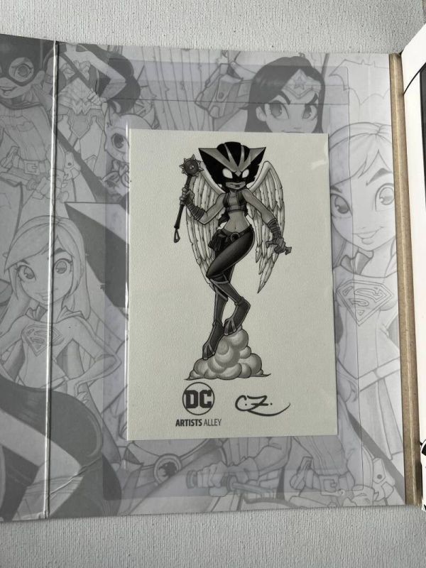 Hawkgirl DC DC Artiest Alley Black & White Variant (2019 DC Comics / Limited Editon Only 1000 Made) - Image 6