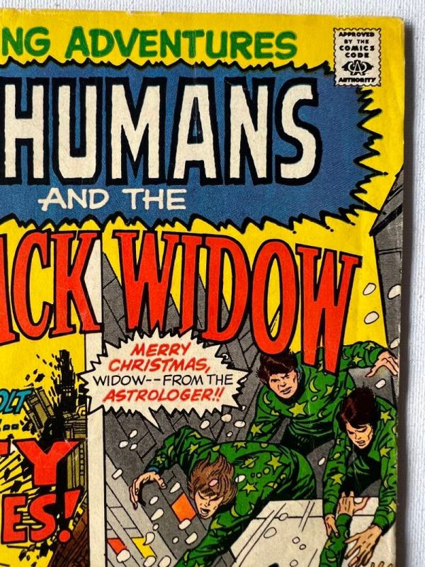 Amazing Adventures 5 Inhumans & Black Widow (1970 Marvel Comics / Neal Adams) - Image 3