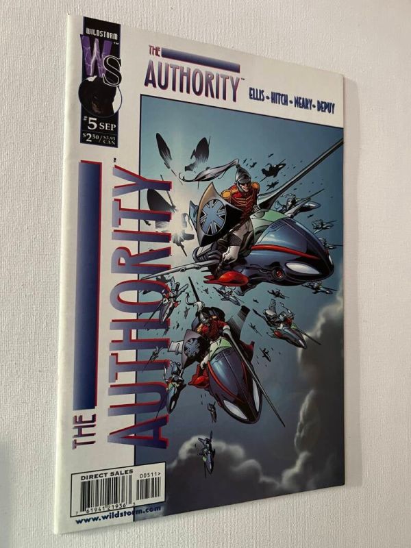The Authority 5 (By Warren Ellis & Bryan Hitch, inks by Paul Neary) Soon A DCU Movie - Image 3