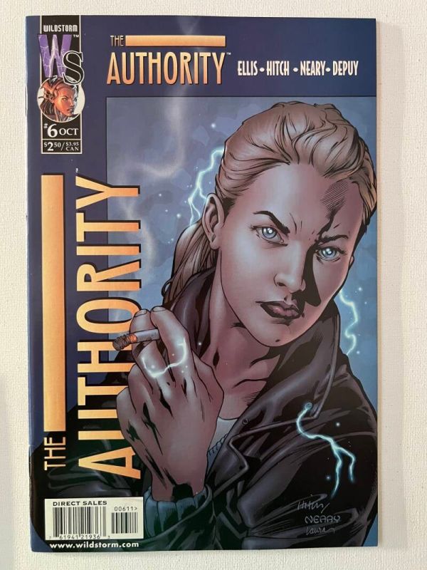 The Authority 6 (By Warren Ellis & Bryan Hitch, inks by Paul Neary) Soon A DCU Movie