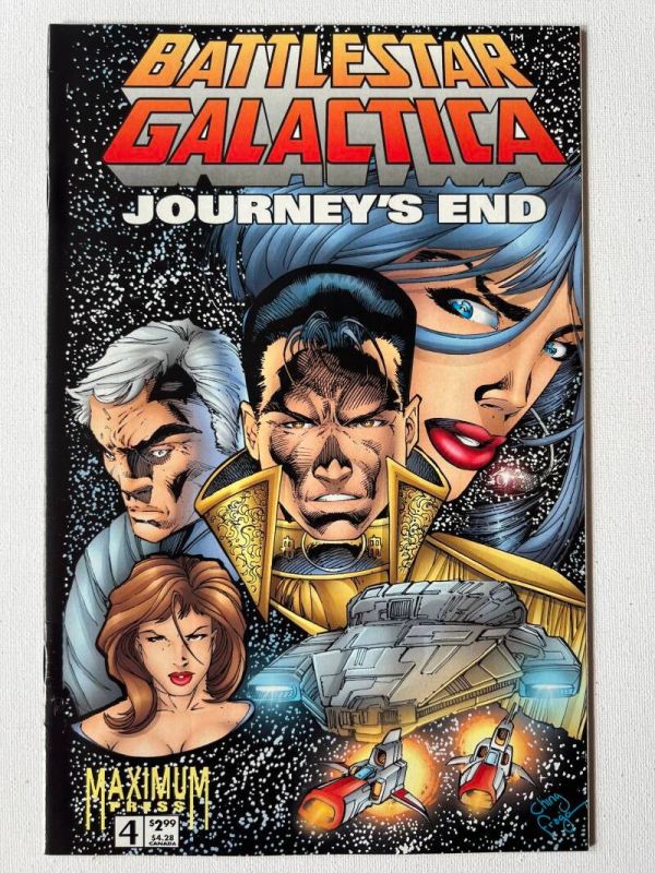 Battlestar Galactica: Journy’s End 1-4 (1996 Image / Maximum Press / Complete Mini-Series) - Image 6