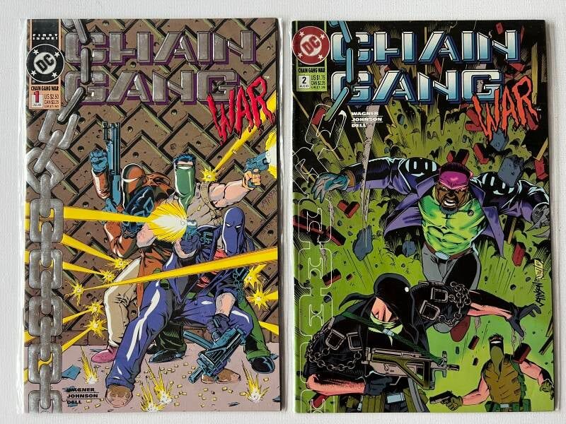 Chain Gang War 1-2 (1993 DC)