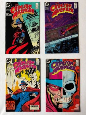 Crimson Avenger 1-4 (1988 DC Comics / Complete 4 Part Mini-Series)