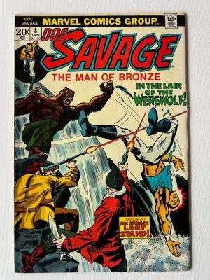 Doc Savage 8 (1973 Marvel / Final Issue)
