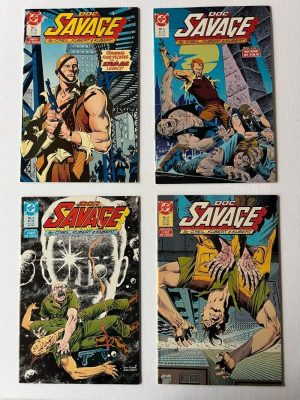 Doc Savage 1-4 (1987 DC Comics / Danny O’Neil & Andy And Adam Kubert)