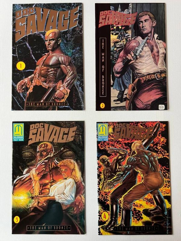 Doc Savage: The Man Of Bronze 1-4 (1991 Millennium / Complete Mini-Series)
