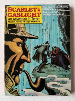 Sherlock Holmes in Scarlet in Gaslight TPB (1988 Malibu / Sherlock Holmes / Dracula Meet-Up)