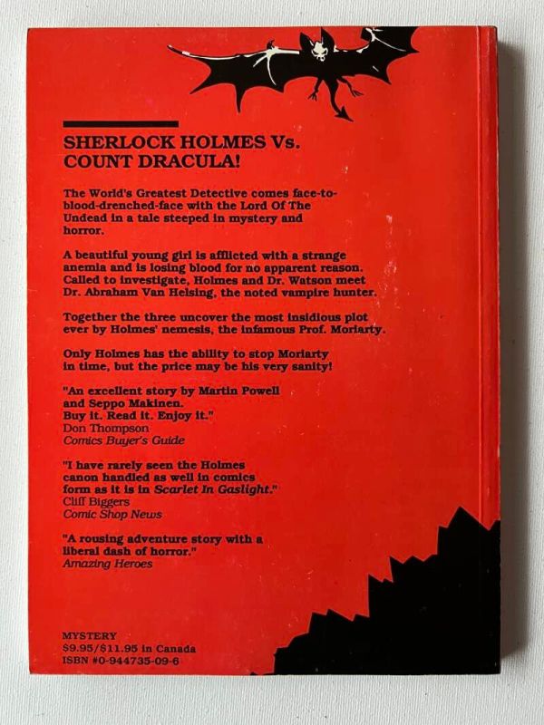 Sherlock Holmes in Scarlet in Gaslight TPB (1988 Malibu / Sherlock Holmes / Dracula Meet-Up) - Image 2