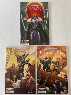 Forgotten Realms: R.A. Salvatore Legend Of Drizzt: Book 6 – The Halfling’s Gem 1-3 (Full Set)
