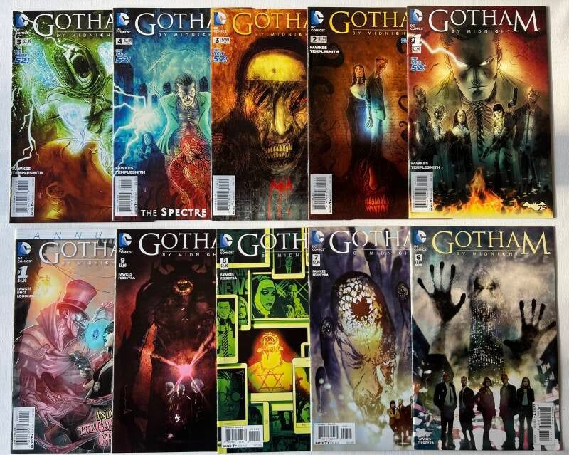 Gotham By Midnight 1-9 + Annual 1 (2014 DC)