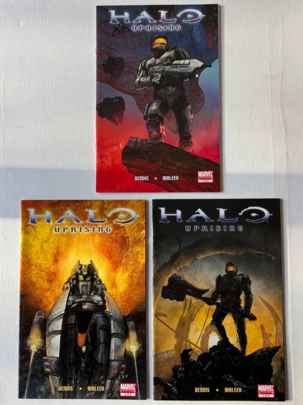 Halo: Uprising 1-3 (1993 Marvel / Brian Michael Bendis & Alex Maleev)