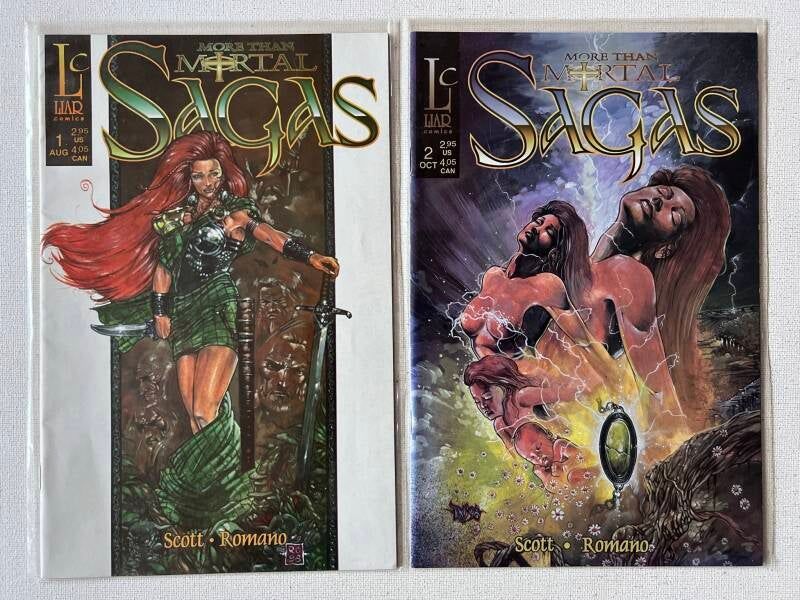 More Than Mortal: Sagas 1-2 (1998 Liar Comics)