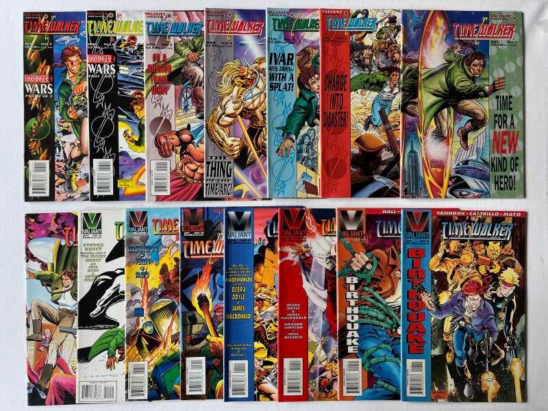 Timewaler 1-15 + Yearbook / Annual 1 (1996 Valiant / Complete Series)