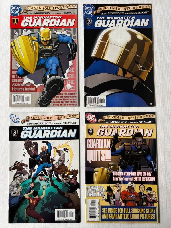 Manhattan Guardian 1-4 (1994 DC / Complete Mini-Series AKA Seven Soldiers Guardian)