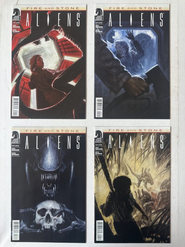 Aliens: Fire And Stone 1-4 (2014 Dark Horse / Complete Mini-Series)