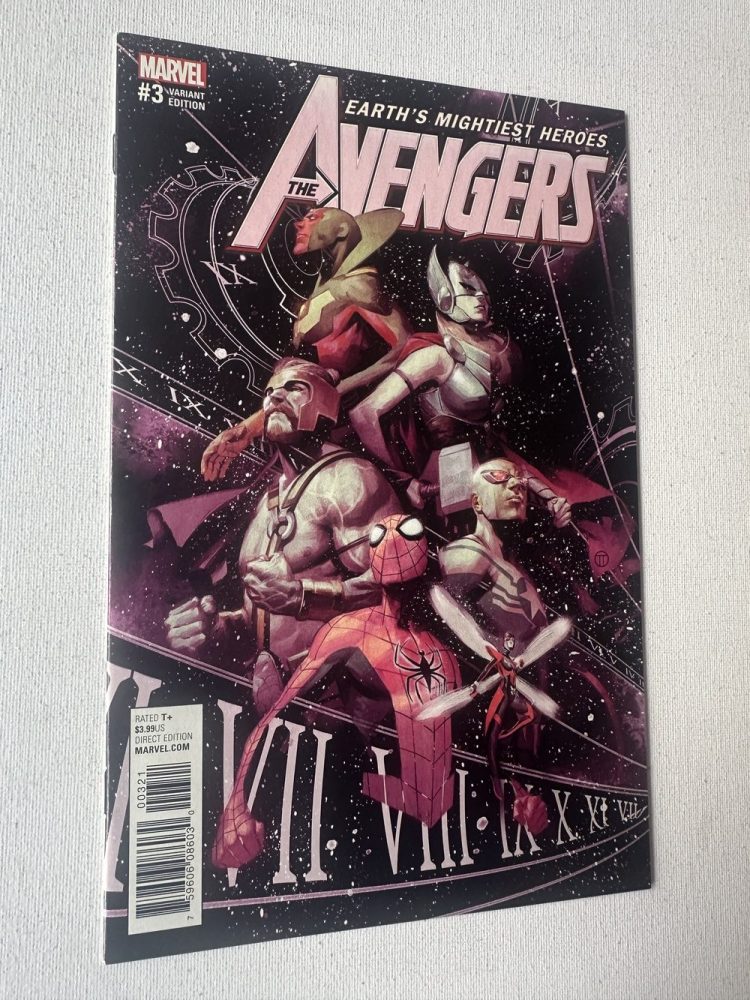 Avengers 3 1:25 Retailer Incentive Variant Cover By Julian Totino Tedesco (2017 6th Series / Marvel Comics) - Image 4