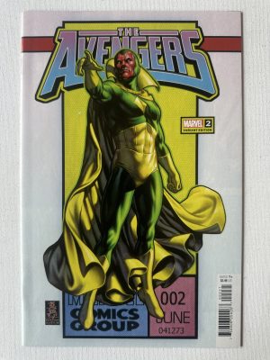 Avengers 2 Cornerbox Variant Cover By Mark Brooks (2023 Series / Marvel Comics)