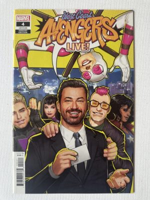 West Coast Avengers 4 (LGY 106) Variant Cover By David Nakayama (2018 Series / Marvel Comics)