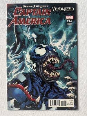 Steve Rogers: Captain America 13 Variant Venomized Cover (2016 Series / Marvel)