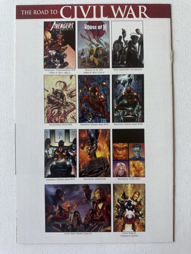 Civil War Opening Shot Sketchbook 1-Shot (2006 Series / Marvel) - Image 3